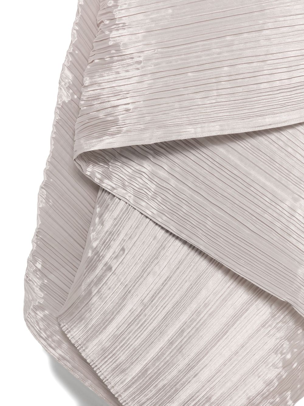 Pleats Please Scarfs Light Grey PP58AD42642 (PLEATS PLEASE ISSEY MIYAKE / スカーフ・マフラー ) | PLEATS PLEASE ISSEY MIYAKE (プリーツ プリーズ イッセイ ミヤケ)(2)