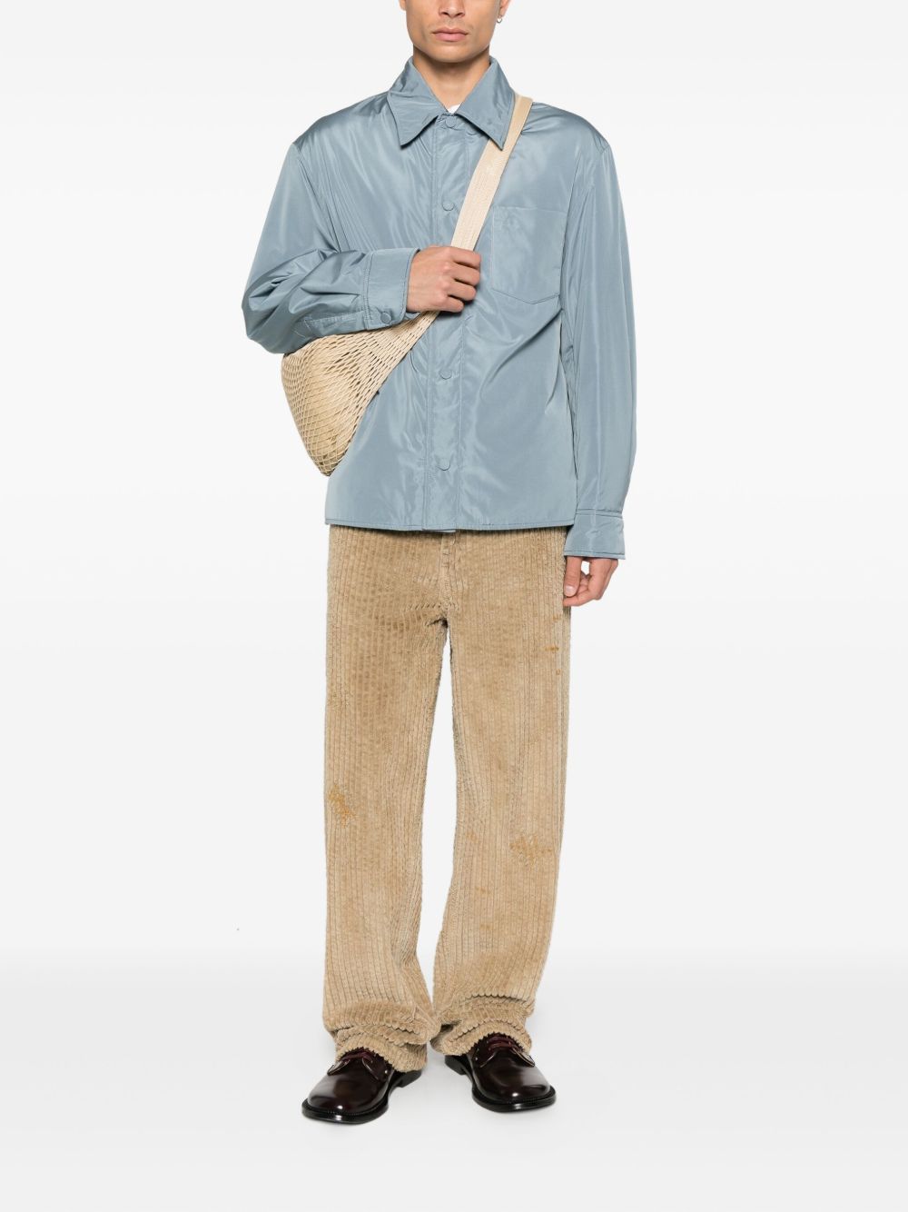 Ami Paris Jackets Clear Blue HJK829PL00394506 (AMI Paris / カジュアルジャケット ) | AMI Paris (アミパリス)(4)