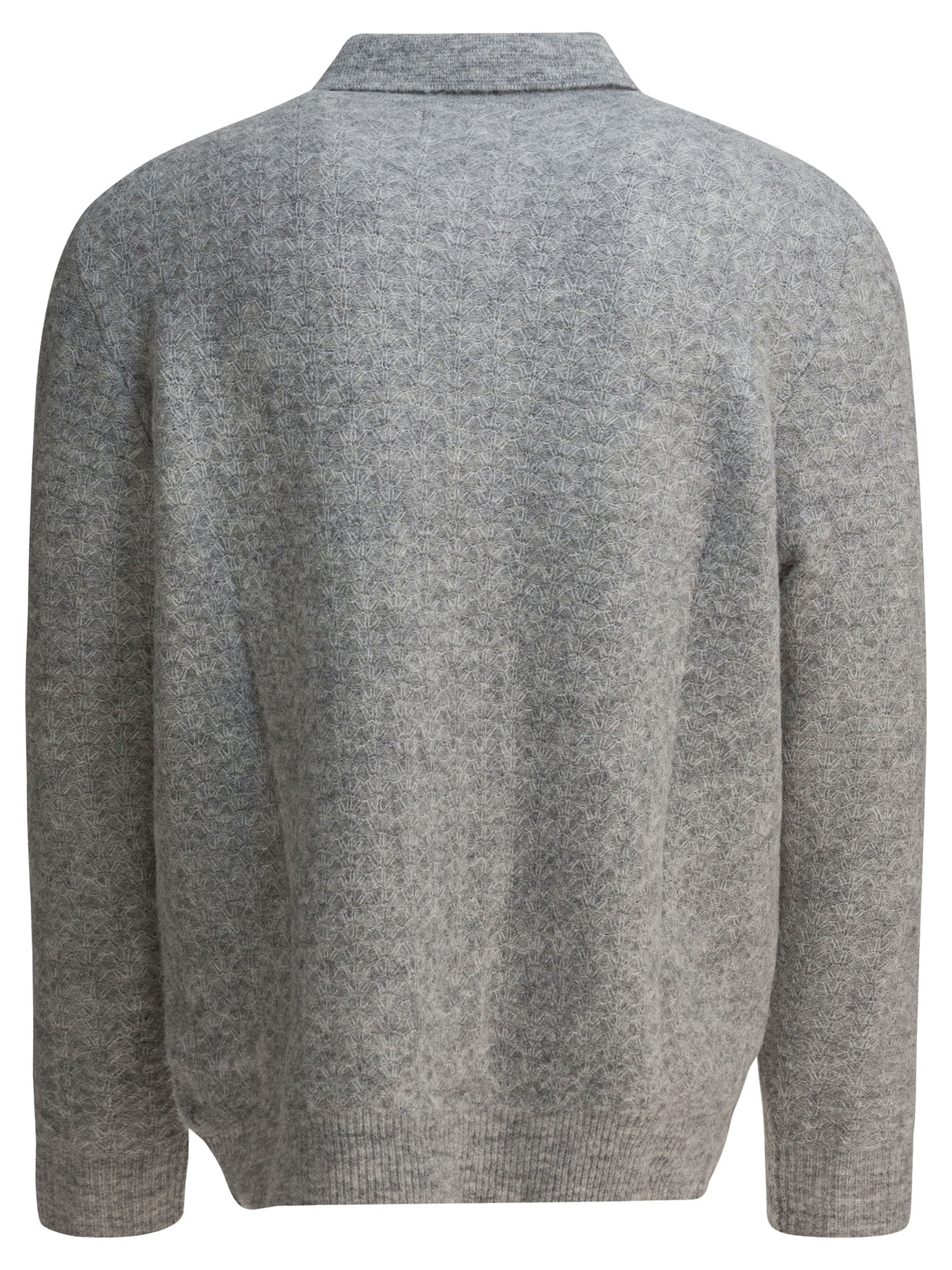 "Alfie" alpaca-blend polo sweater 2560000112930 (NN.07 / ニット・セーター・カーディガン ) | NN.07 (ノーナショナリティ トゥーサウザンセブン)(1)