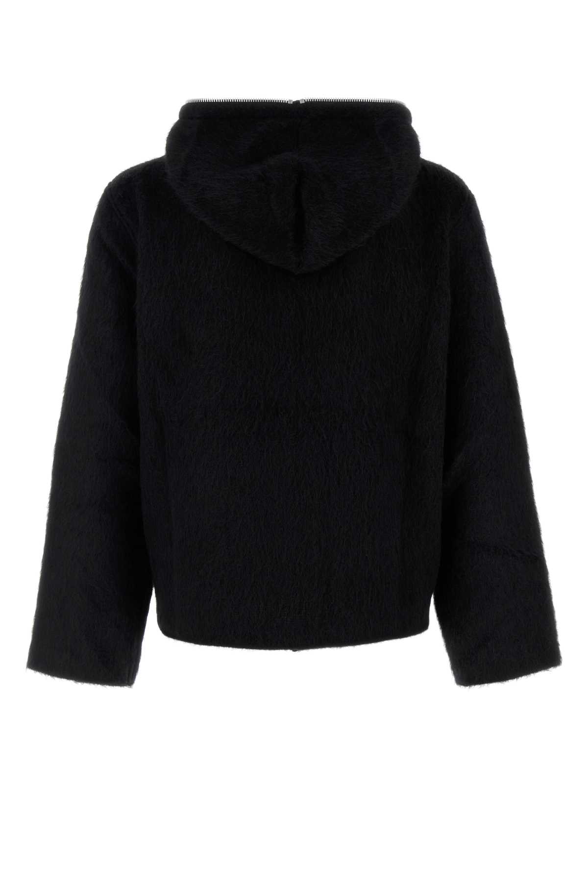 Black wool blend sweatshirt M4243FBHBLAHAIWOO (OUR LEGACY / スウェット・フーディー ) | OUR LEGACY (アワーレガシー)(1)
