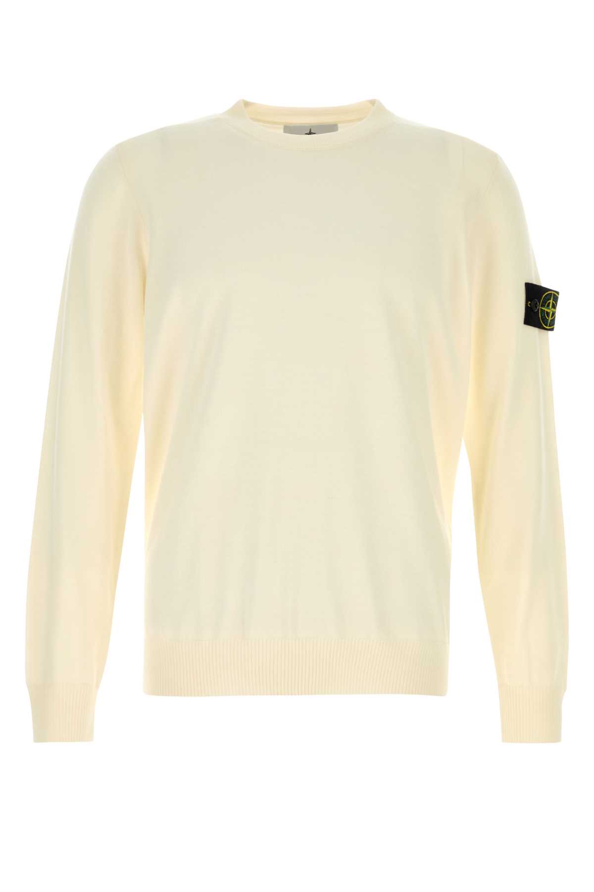 Ivory wool sweater 5100071C4V0093 (STONE ISLAND / ニット・セーター・カーディガン ) | STONE ISLAND (ストーンアイランド)