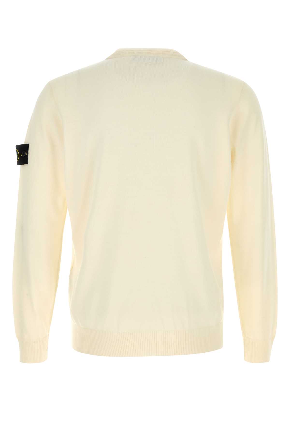 Ivory wool sweater 5100071C4V0093 (STONE ISLAND / ニット・セーター・カーディガン ) | STONE ISLAND (ストーンアイランド)(1)