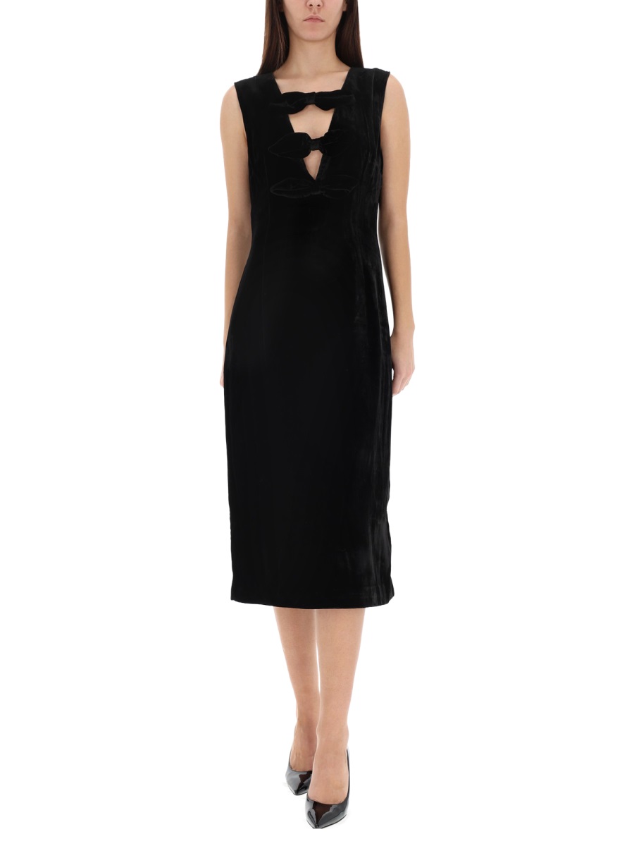 VELVET "AJKA" DRESS 24437C9162 (BAUM UND PFERDGARTEN / ワンピース・ドレス・オールインワン ) | BAUM UND PFERDGARTEN (バウム ウンド ヘルガーデン)(1)