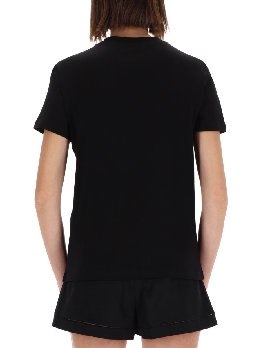 T-SHIRT WITH LOGO AND RHINESTONES 79HAHT05CJ03T899 (VERSACE JEANS COUTURE / Tシャツ・カットソー ) | VERSACE JEANS COUTURE (ヴェルサーチェ ジーンズ クチュール)(2)