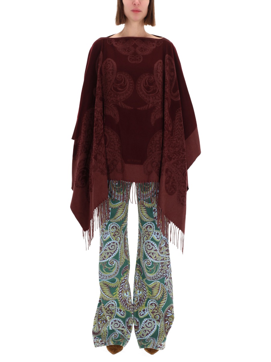 WOOL PONCHO. WRJA0027AQ287X0867 (ETRO / カジュアルジャケット ) | ETRO (エトロ)