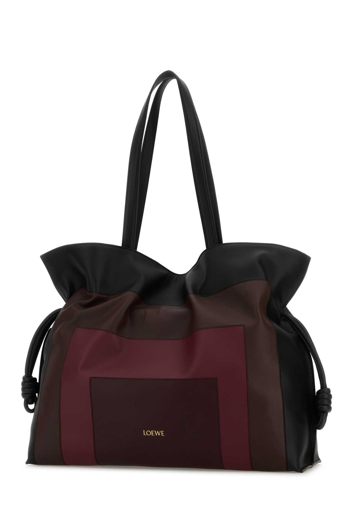 Multicolor nappa leather LOEWE x Josef e Anni Albers Flamenco XL clutch A411X12X40BLACKBURGUNDY (LOEWE / ハンドバッグ・ショルダーバッグ ) | LOEWE (ロエベ)(1)