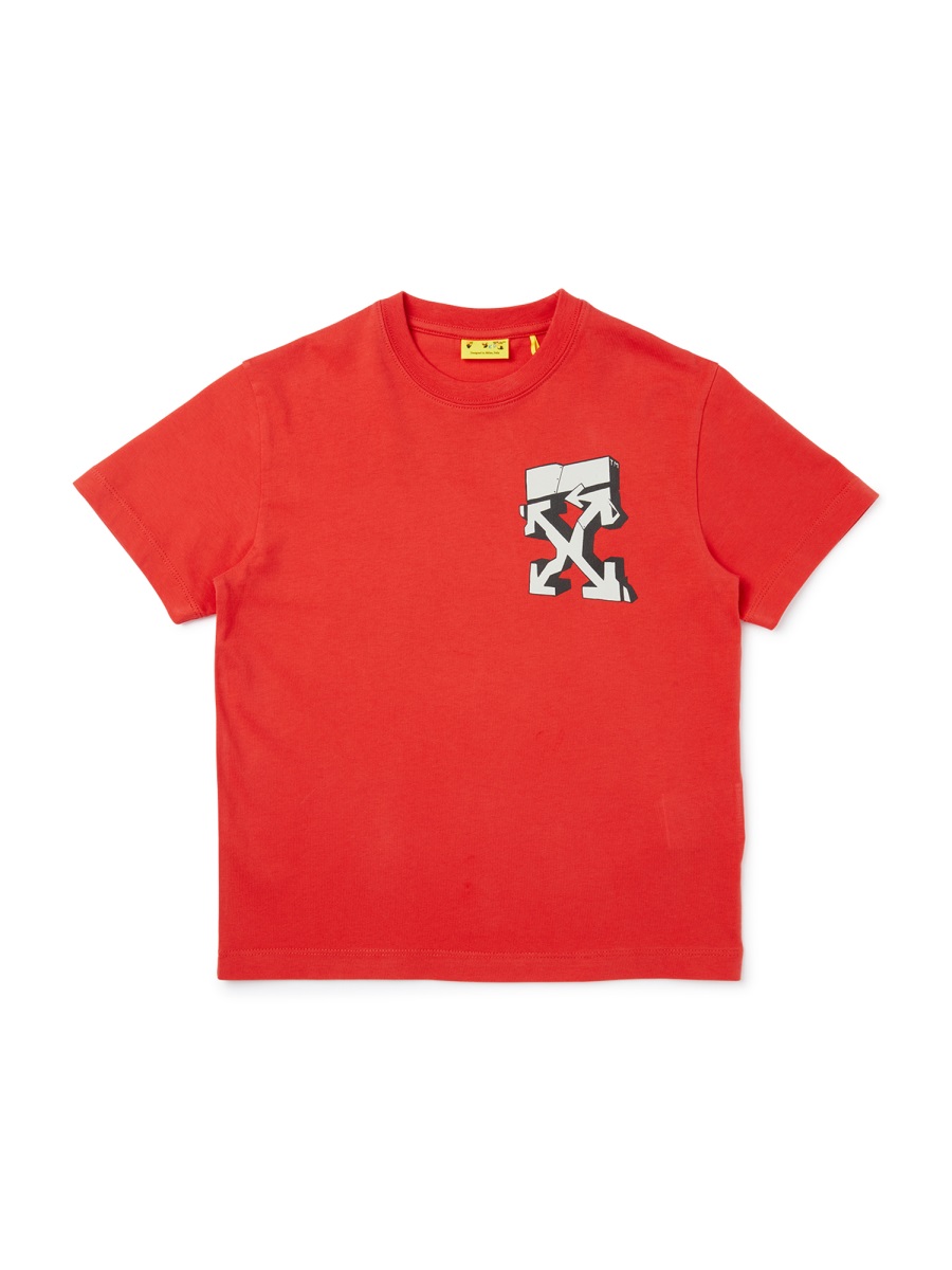 "GRAFFITI" LOGO T-SHIRT OBAA002KF25JER00B2505 (Off-White / Tシャツ・カットソー ) | Off-White (オフホワイト)