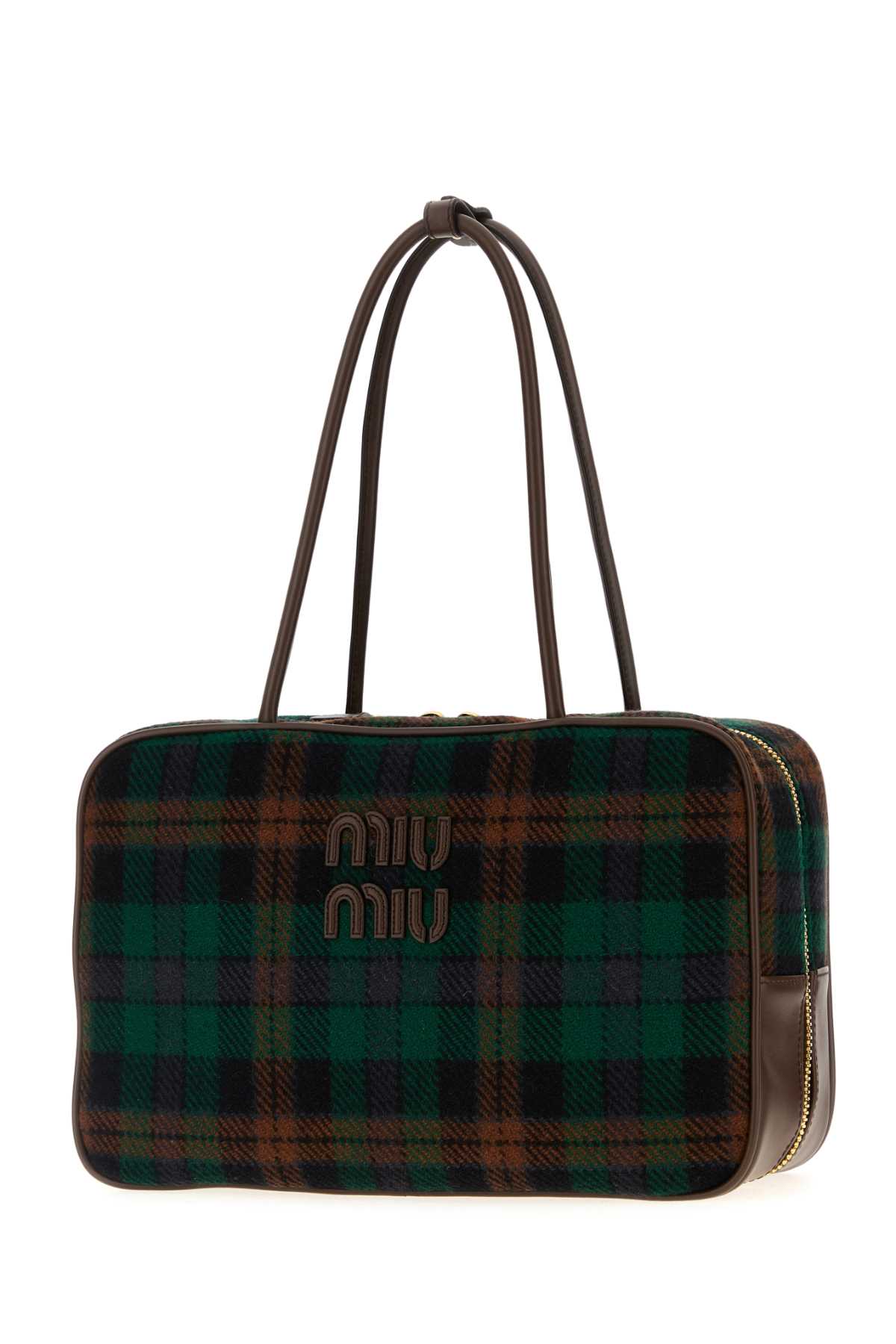 Embroidered fabric shoulder bag 5BB1632DU5F0CMV (MIU MIU / ハンドバッグ・ショルダーバッグ ) | MIU MIU (ミュウミュウ)(1)