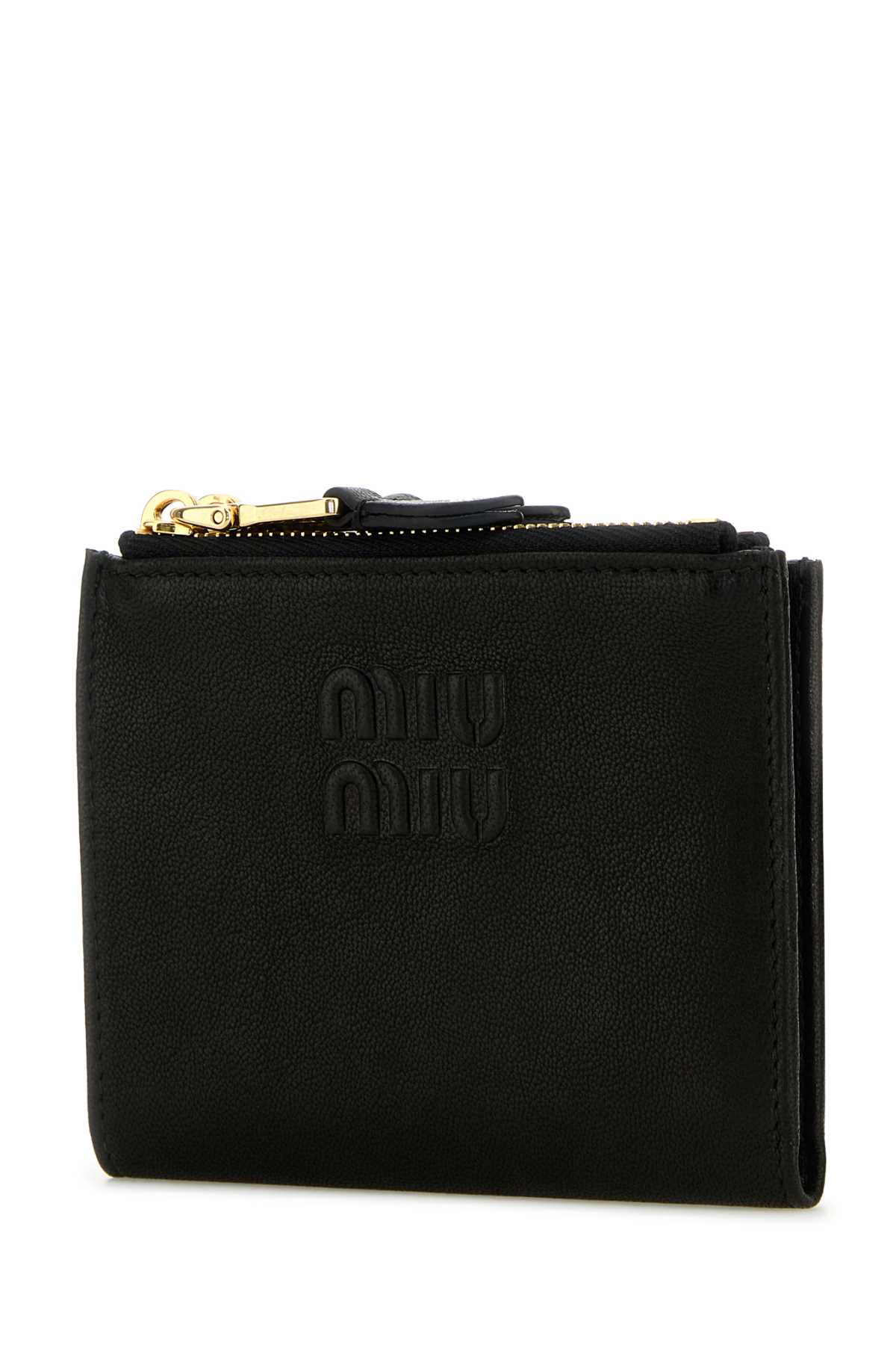 Black leather wallet 5ML024AEFXF0002 (MIU MIU / 財布・カードケース ) | MIU MIU (ミュウミュウ)(1)