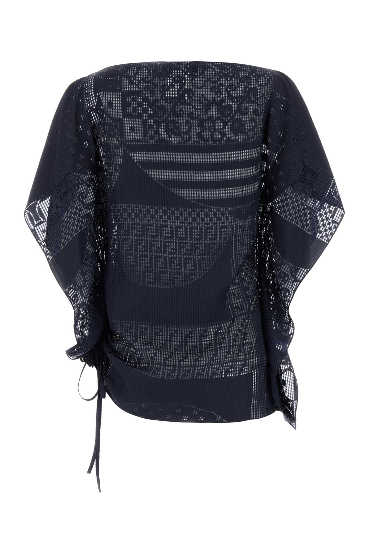 Navy blue viscose blend top FS8268AUJXF1RX5 (FENDI / タンクトップ・キャミソール ) | FENDI (フェンディ)(1)