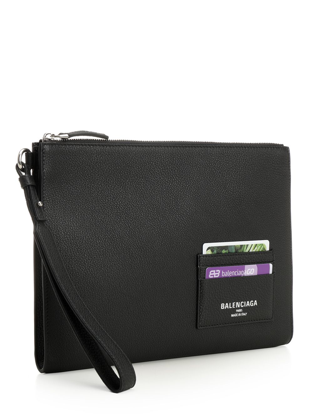 Leather pouch 8468842ABVZ1000 (Balenciaga / クラッチバッグ・ポーチ ) | Balenciaga (バレンシアガ)(1)