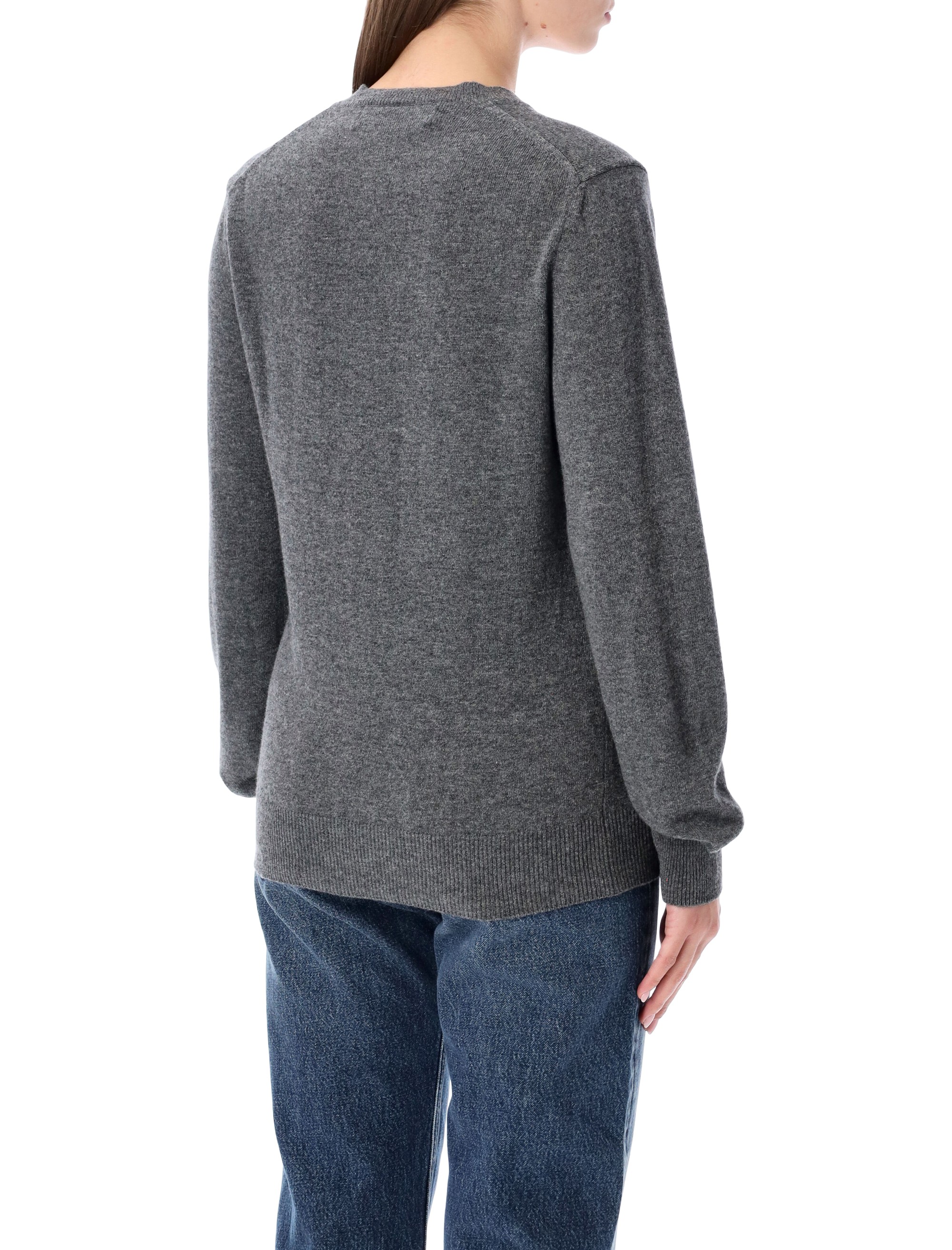 COMME DES GARCONS PLAY Sweaters Grey AXN8010513 (PLAY Comme Des Garçons / ニット・セーター・カーディガン ) | PLAY Comme Des Garçons (プレイ コムデギャルソン)(1)