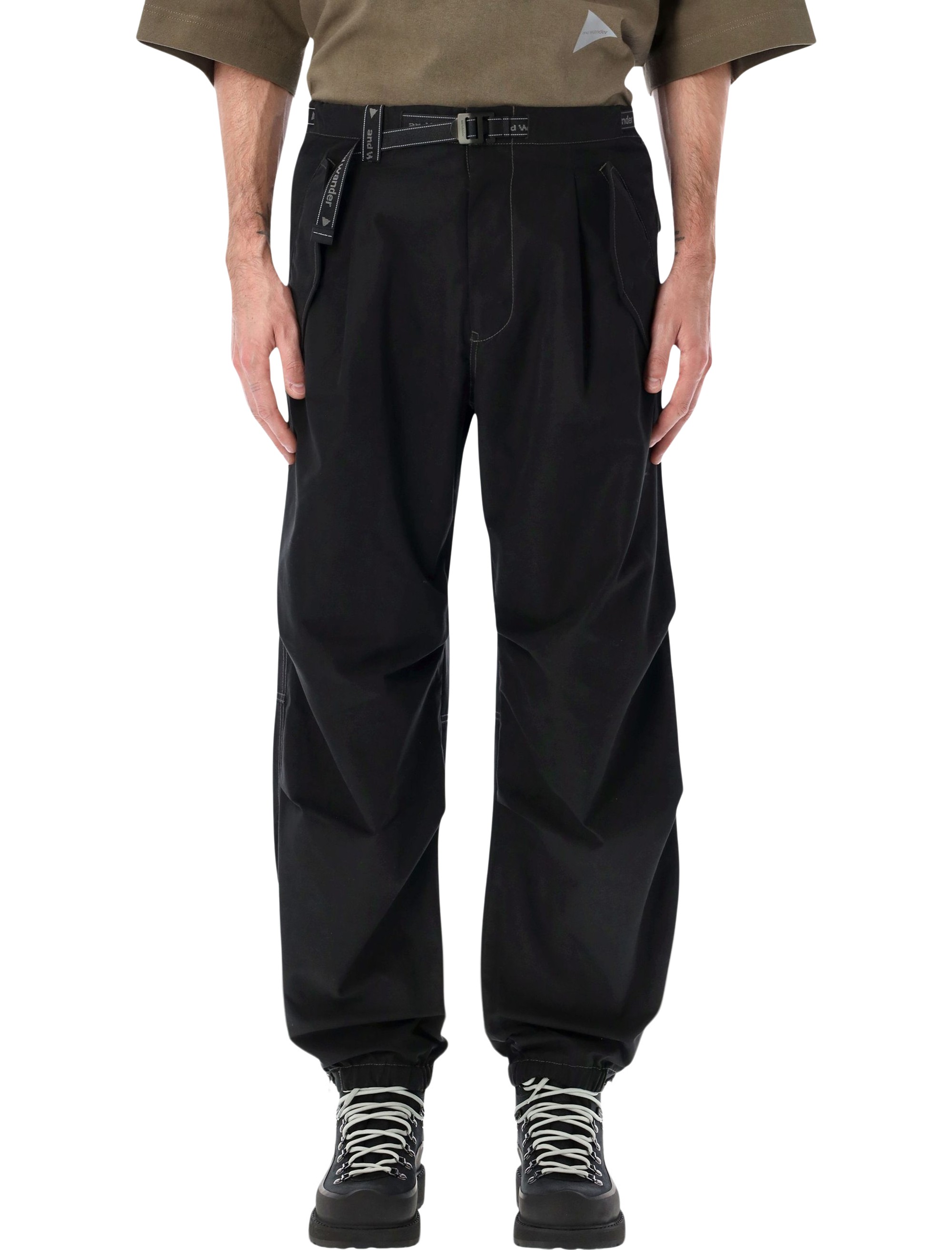 And Wander Trousers Black 5745282096010 (and wander / パンツ ) | and wander (アンドワンダー)