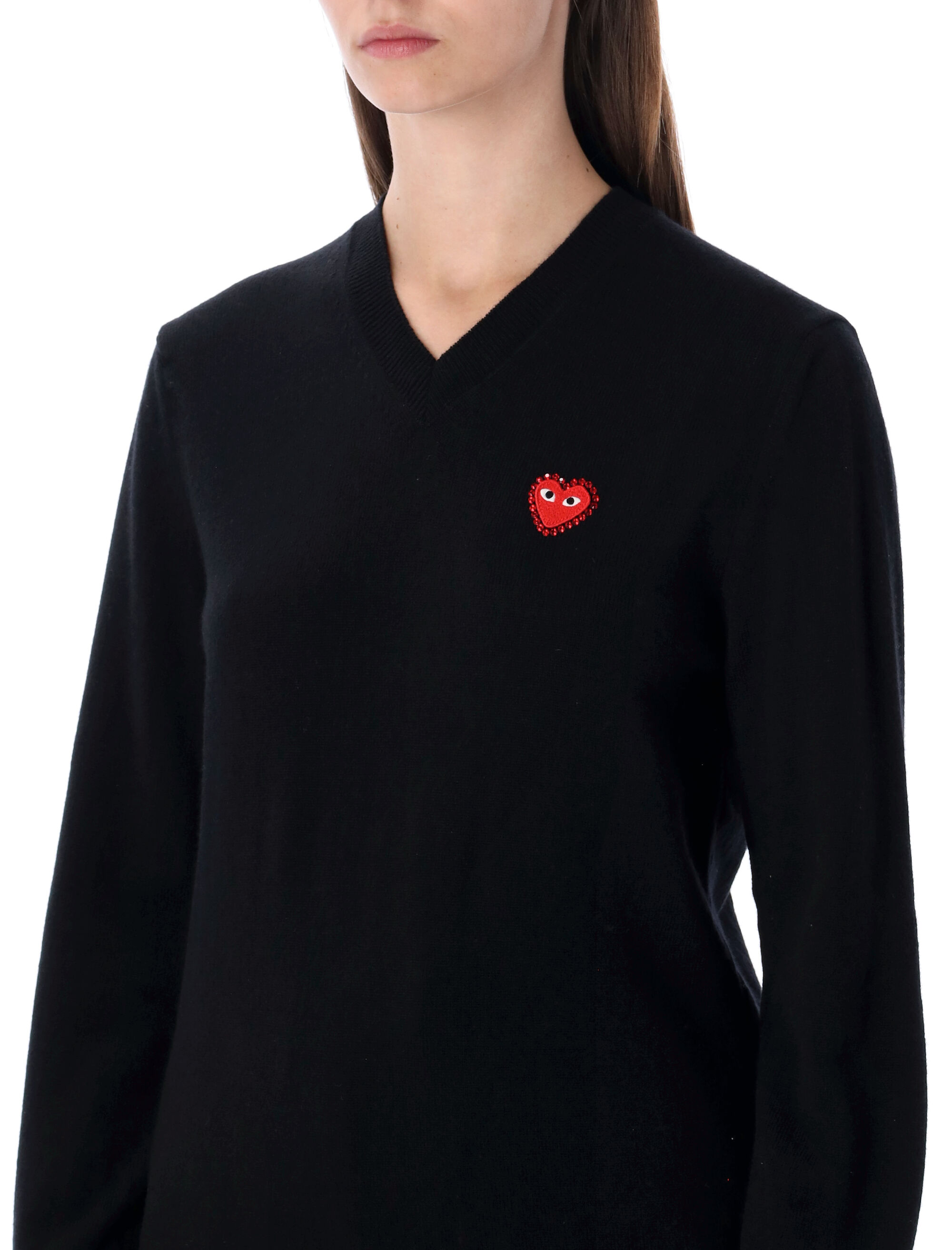 COMME DES GARCONS PLAY Sweaters Black AXN8010511 (PLAY Comme Des Garçons / ニット・セーター・カーディガン ) | PLAY Comme Des Garçons (プレイ コムデギャルソン)(2)