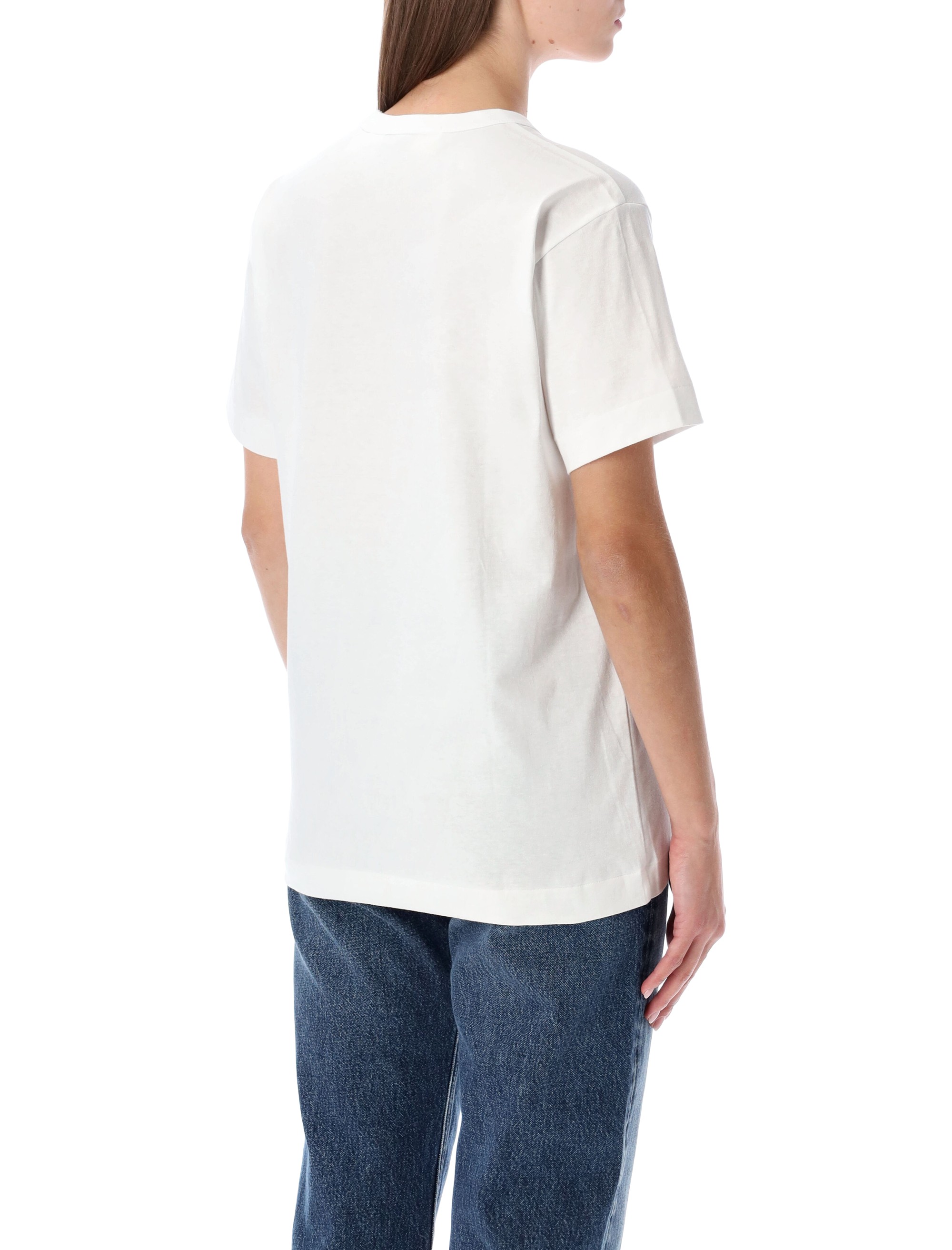 COMME DES GARCONS PLAY T-shirts and Polos White AXT8030511 (PLAY Comme Des Garçons / Tシャツ・カットソー ) | PLAY Comme Des Garçons (プレイ コムデギャルソン)(1)