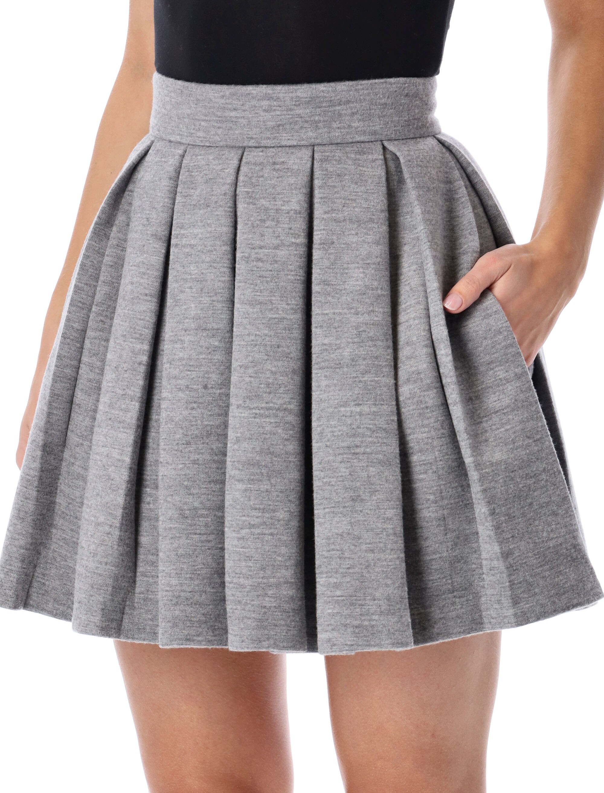 Balmain Skirts Grey FF0LBB09JL179AD (Balmain / スカート ) | Balmain (バルマン)(2)