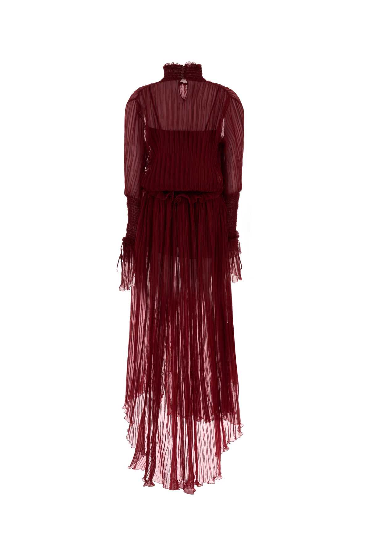 Red chiffon dress 4A327AN0315 (Blumarine / ワンピース・ドレス・オールインワン ) | Blumarine (ブルマリン)(1)