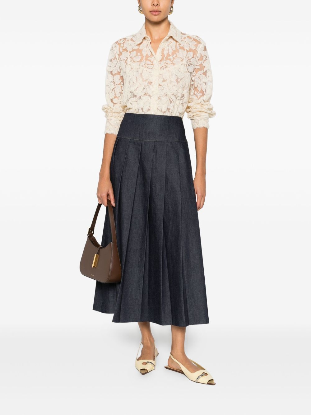 Ermanno Scervino Shirts Beige D472K773CSJZU20806 (ERMANNO SCERVINO / シャツ・ブラウス ) | ERMANNO SCERVINO (エルマンノ シェルヴィーノ)(4)