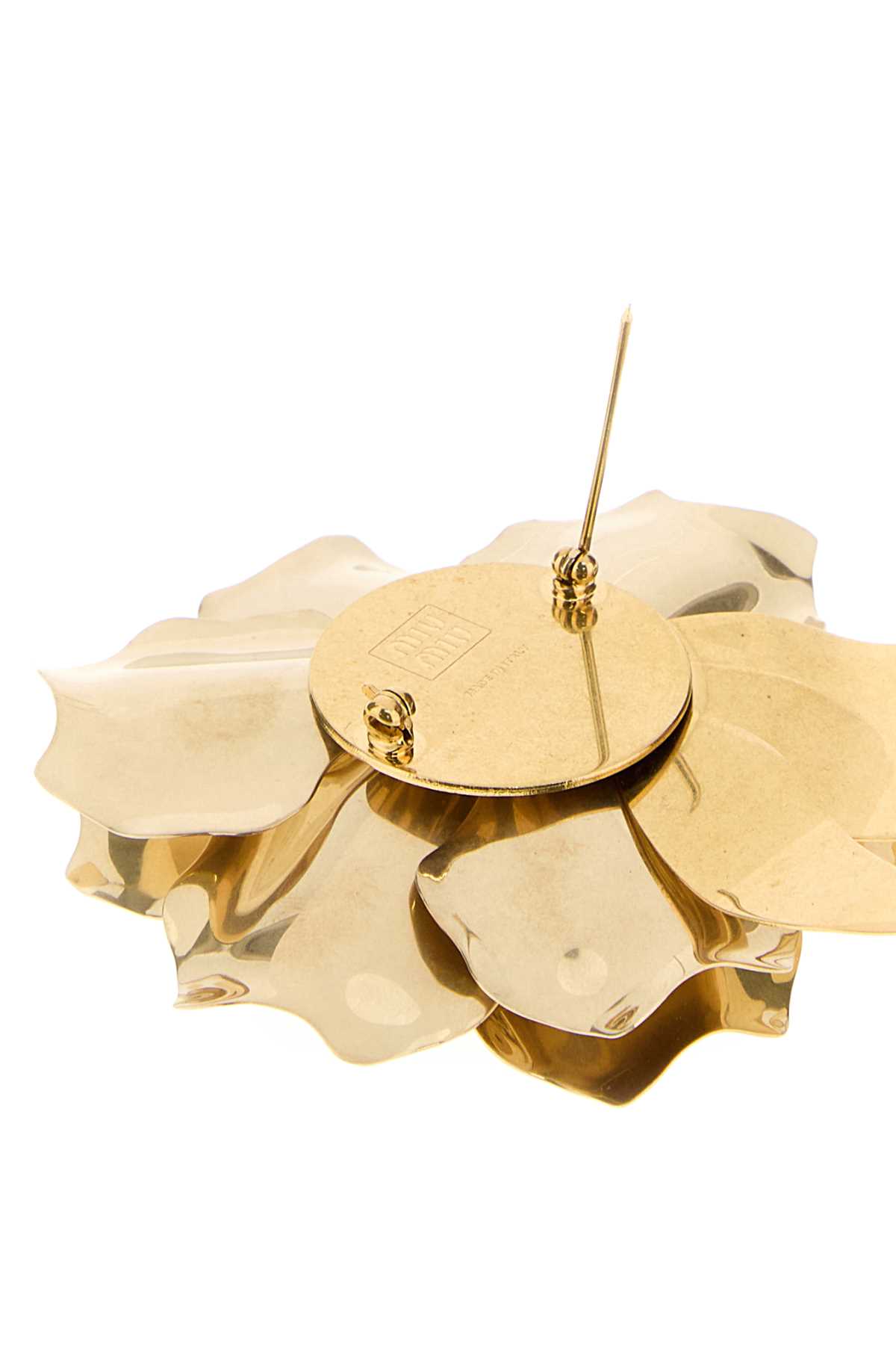 Gold metal pin 5IS1302IEUF0NXA (MIU MIU / カフ・ピンズ・ブローチ ) | MIU MIU (ミュウミュウ)(2)