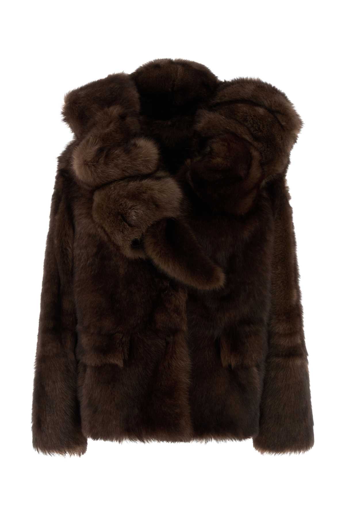 Brown fut 58A253SOOO15PFF0343 (Prada / レザー&ファージャケット・コート ) | Prada (プラダ)