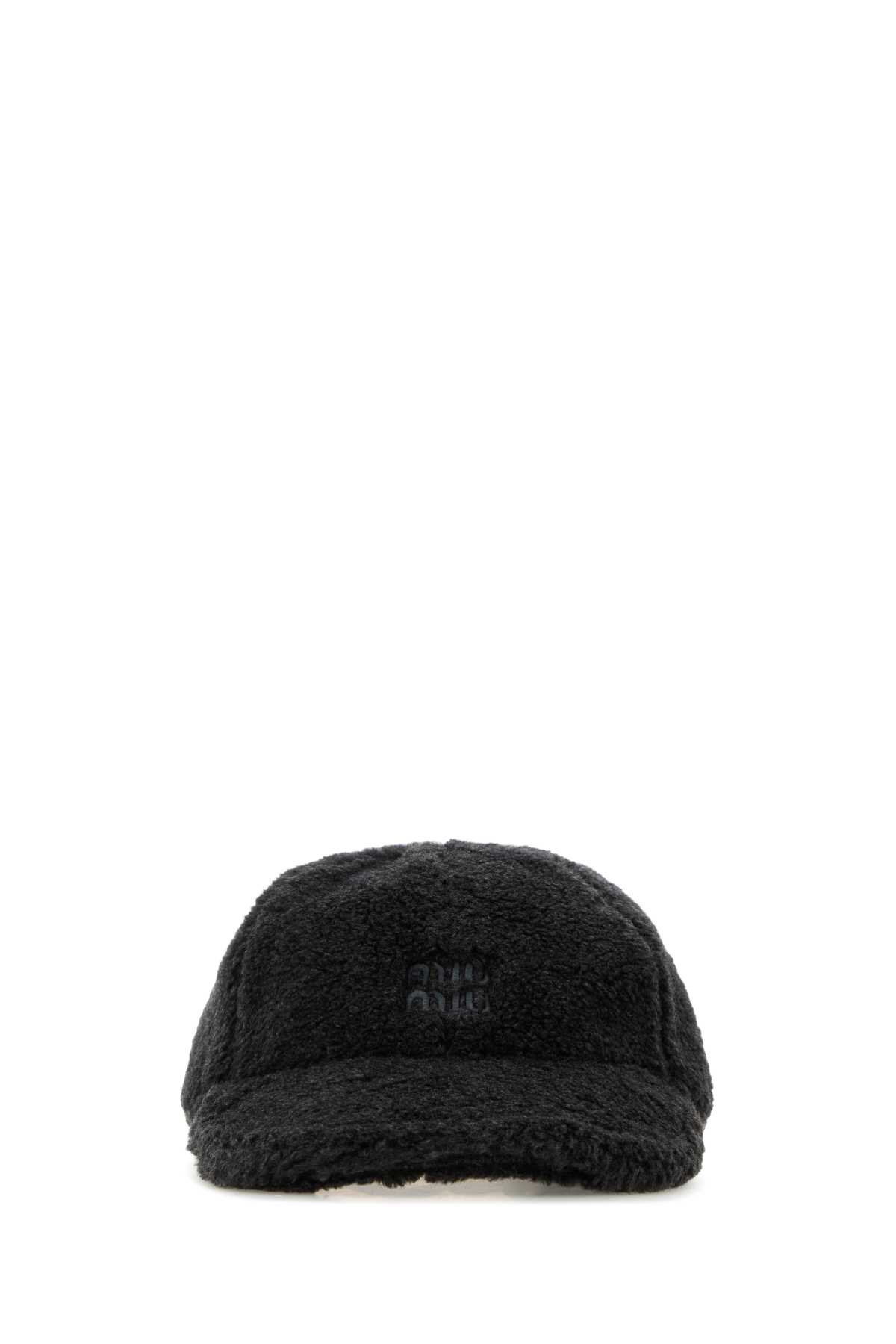 Charcoal pile baseball cap 5HC3692IDYF0S0O (MIU MIU / 帽子 ) | MIU MIU (ミュウミュウ)