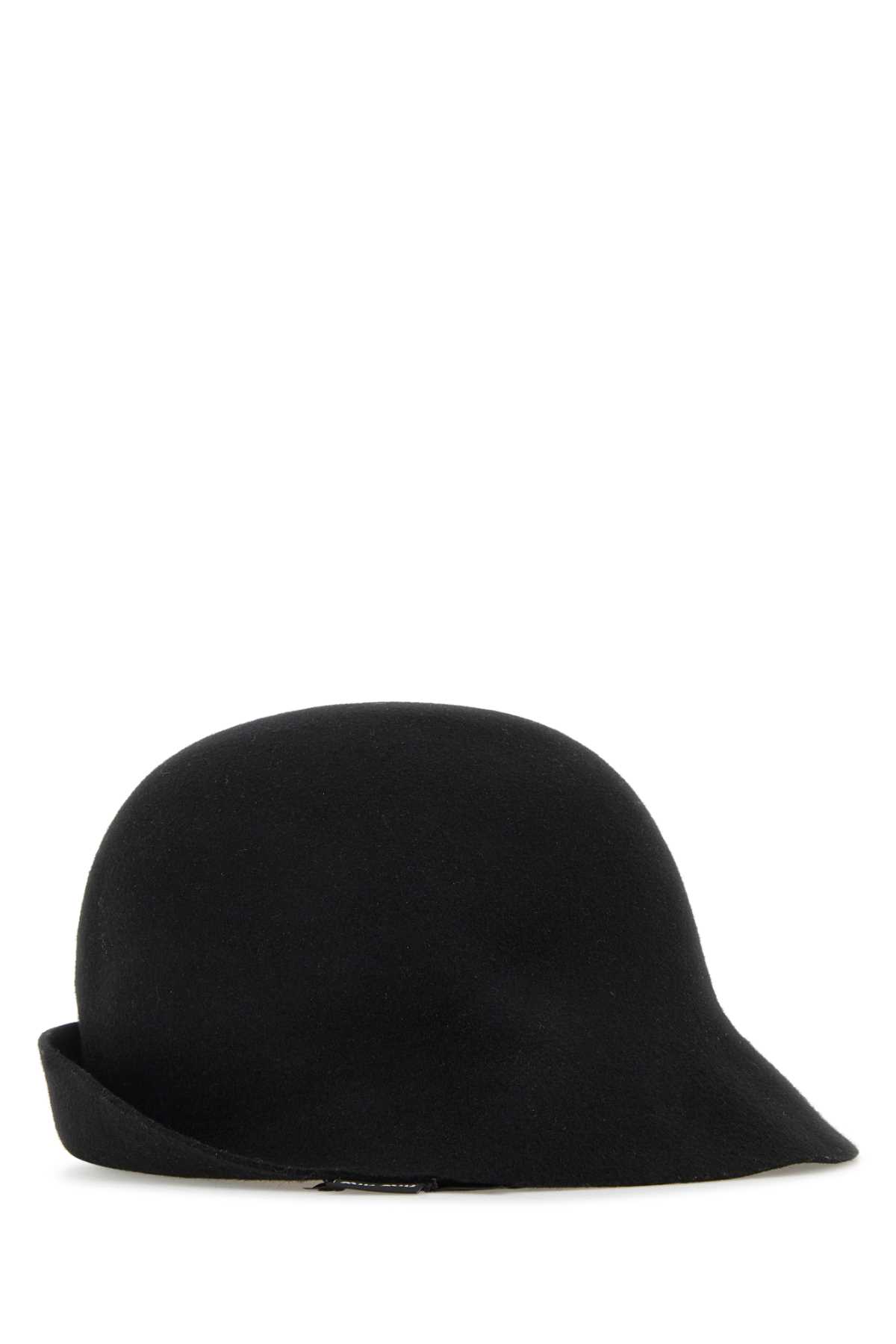 Black felt hat 5HC4252DUFF0002 (MIU MIU / 帽子 ) | MIU MIU (ミュウミュウ)(2)