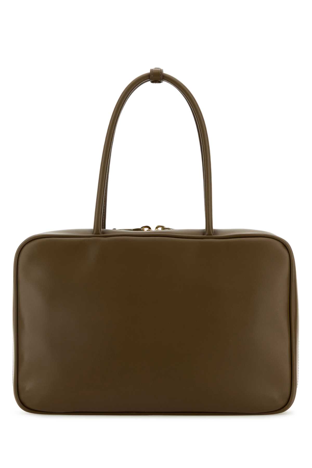 Bottle green leather handbag 5BB117VMON2CRWF0244 (MIU MIU / ハンドバッグ・ショルダーバッグ ) | MIU MIU (ミュウミュウ)(2)