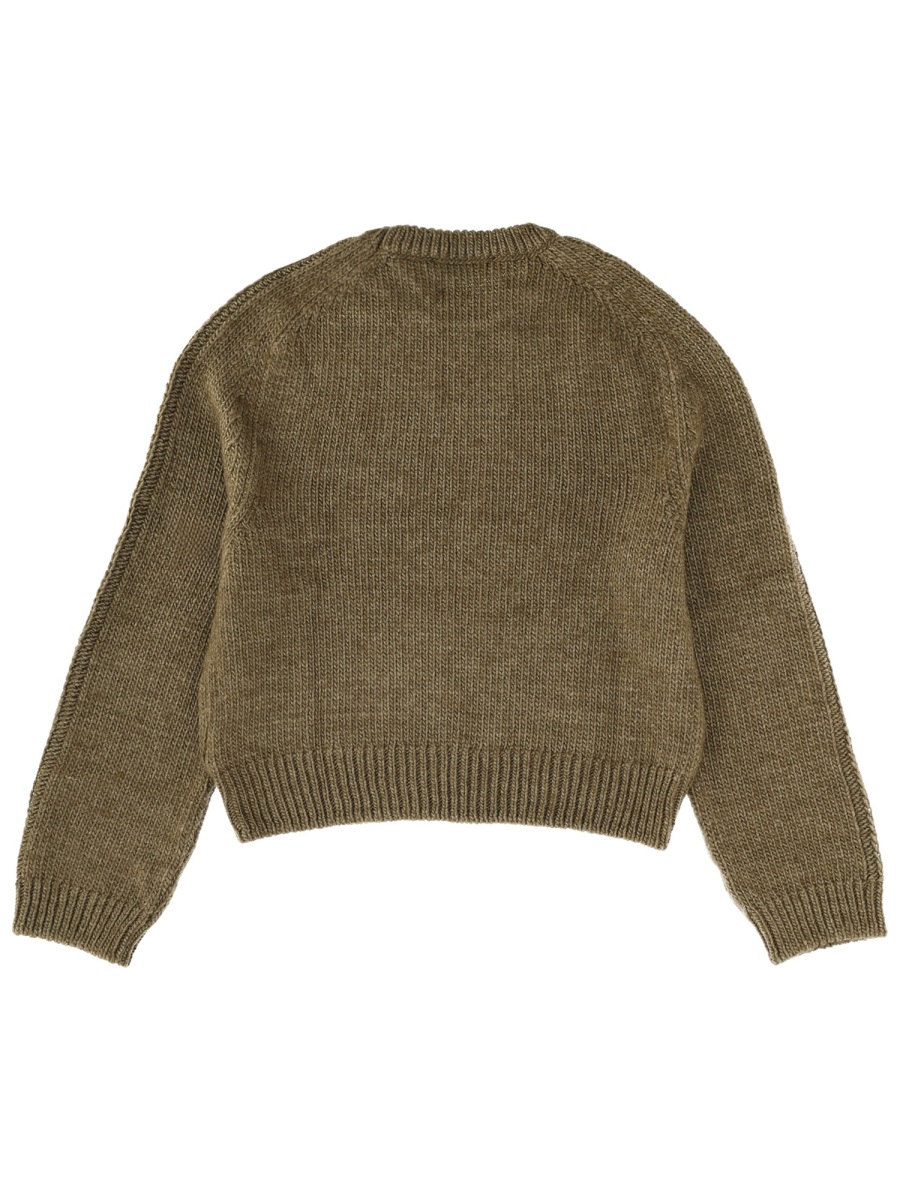 "TRUE ROUNDNECK" SWEATER M4253TFFLUSHGREENRUSTICWOOLSILK (OUR LEGACY / ニット・セーター・カーディガン ) | OUR LEGACY (アワーレガシー)(1)