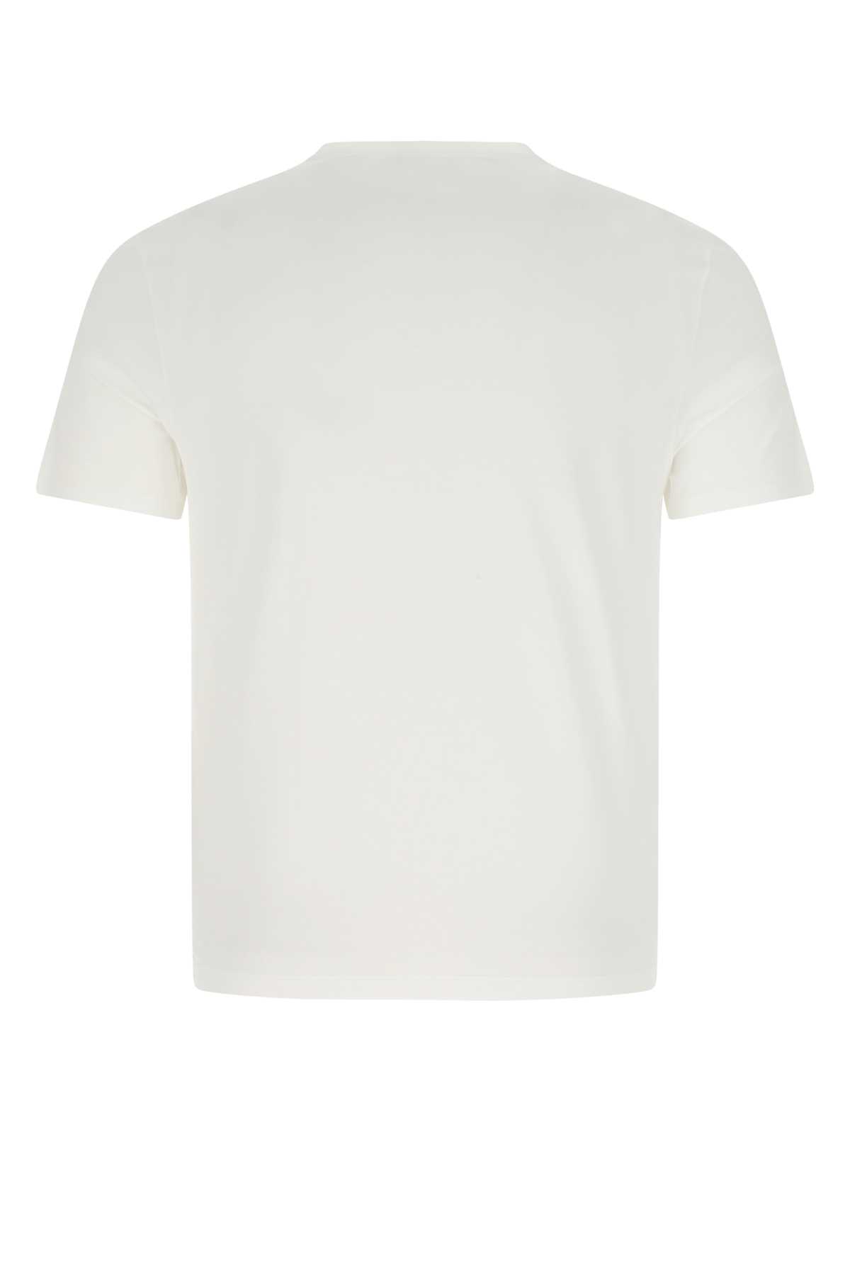 White stretch cotton t-shirt UJN712S2111YDPF0009 (Prada / Tシャツ・カットソー ) | Prada (プラダ)(1)
