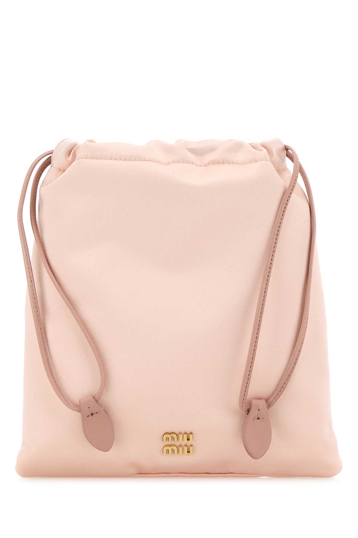 Powder pink satin pouch 5NG010049F0615 (MIU MIU / クラッチバッグ・ポーチ ) | MIU MIU (ミュウミュウ)