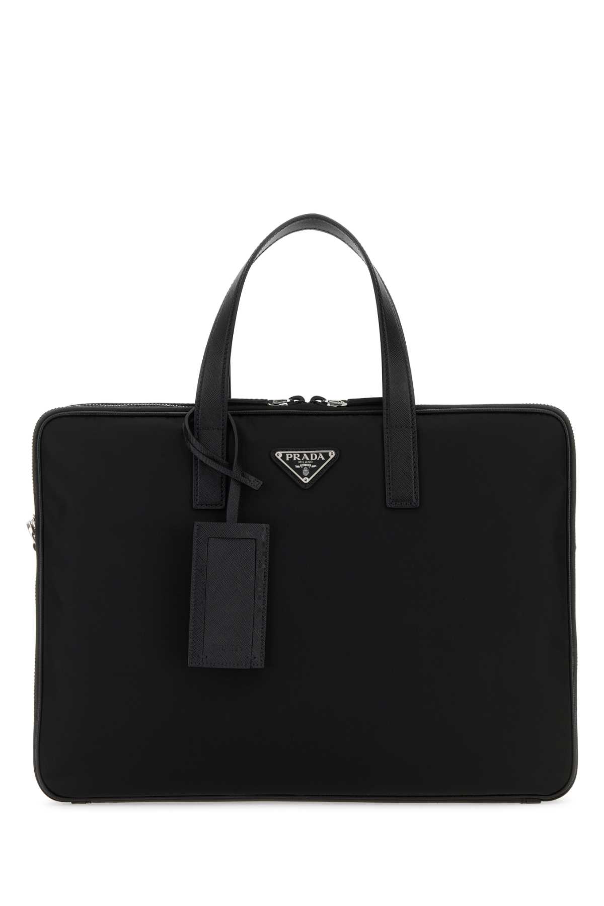 Black nylon brief case 2VE005VXOO2DMHF0002 (Prada / ビジネス・トラベルバッグ ) | Prada (プラダ)