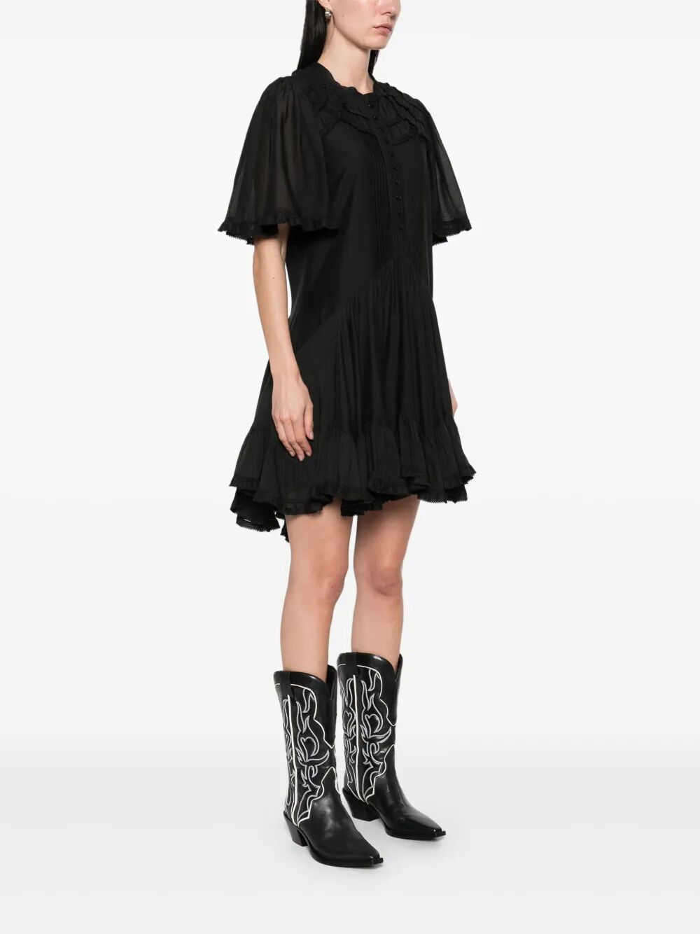 CELYANA DRESS RO0827FAB3J04E01BK (Isabel Marant Étoile / ワンピース・ドレス・オールインワン ) | Isabel Marant Étoile (イザベル マラン エトワール)(4)