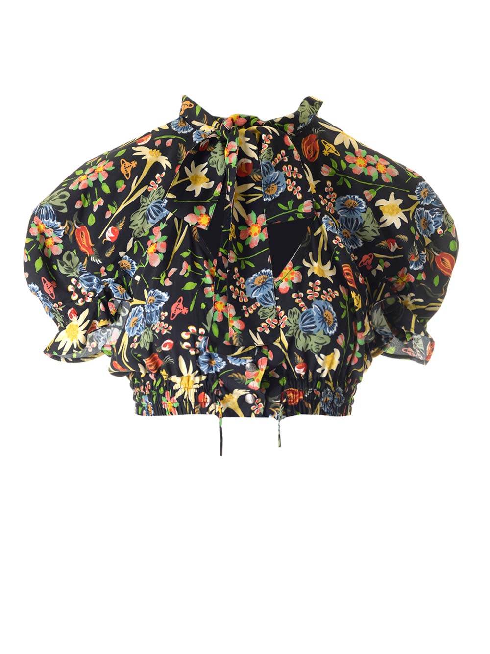 crop top "Folk Flower" 1501005NW00O0O335 (Vivienne Westwood / シャツ・ブラウス ) | Vivienne Westwood (ヴィヴィアン・ウェストウッド)(3)