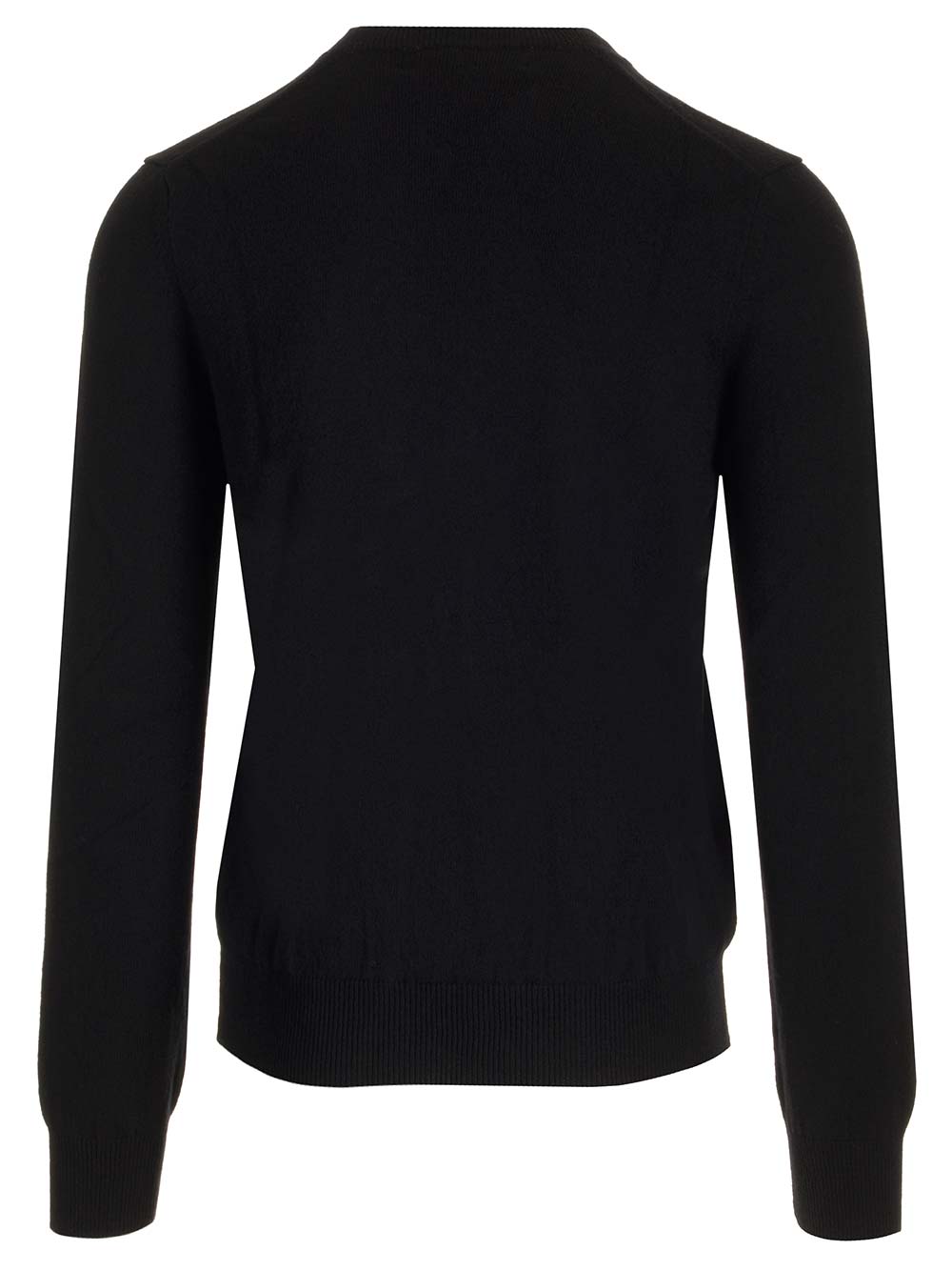 V-neck wool sweater AXN002051ABLACK (PLAY Comme Des Garçons / ニット・セーター・カーディガン ) | PLAY Comme Des Garçons (プレイ コムデギャルソン)