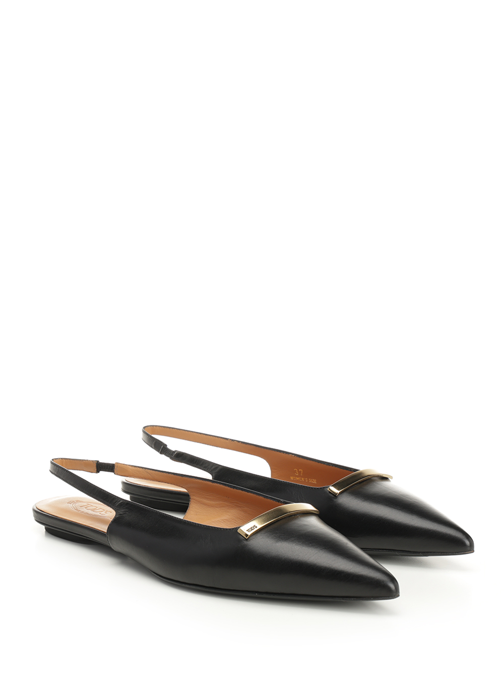 Leather Slingback Ballerina XXW10K0JL80BSSB999 (Tod's / フラットシューズ ) | Tod's (トッズ)(1)
