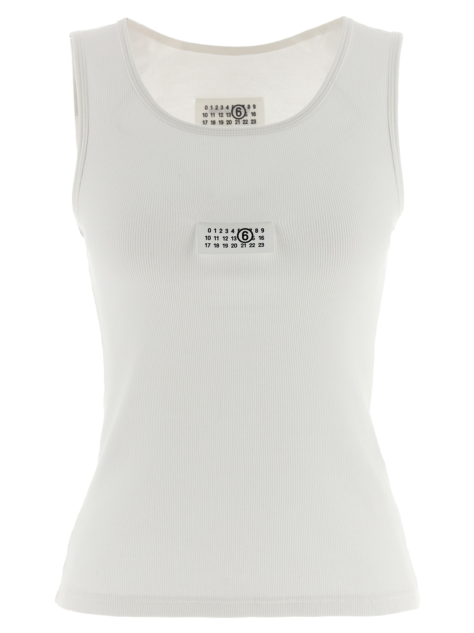 'Numeric Signature MM6' tank top S52NL0075M20054101 (MM6 Maison Margiela / タンクトップ・キャミソール ) | MM6 Maison Margiela (エムエムシックス)