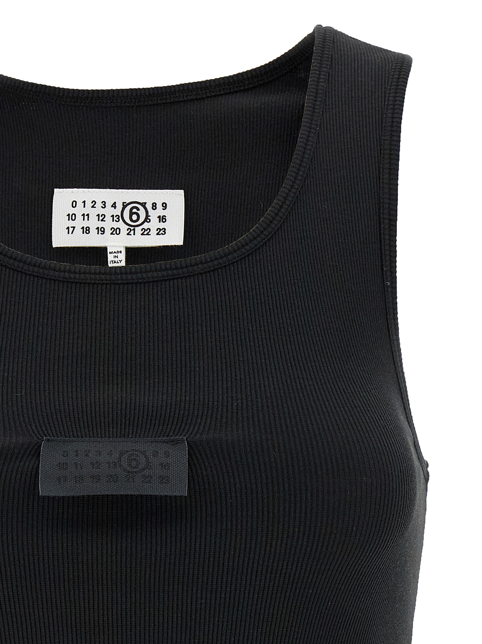 'Numeric Signature MM6' tank top S52NL0075M20054900 (MM6 Maison Margiela / タンクトップ・キャミソール ) | MM6 Maison Margiela (エムエムシックス)(2)