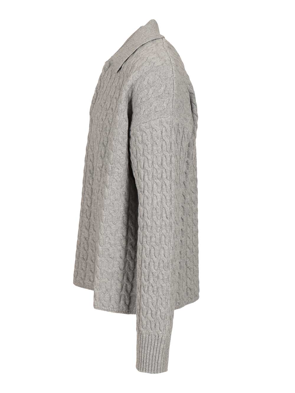 Cable-knit polo shirt H25UPL403KN0104050H25 (AMI Paris / ニット・セーター・カーディガン ) | AMI Paris (アミパリス)(2)