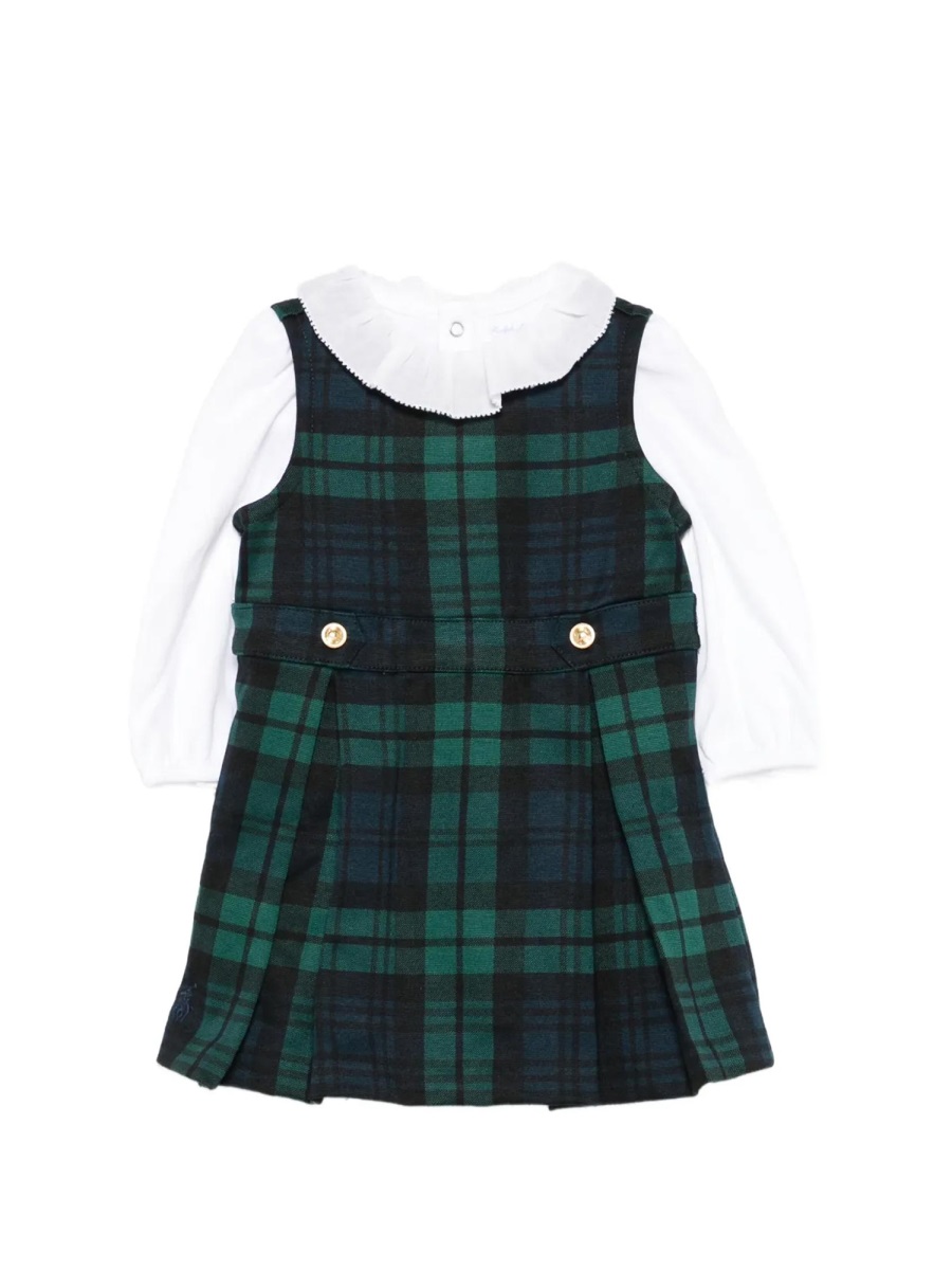 DRESS SET WITH T-SHIRT 310978928B001BLACKWATCHPLAID (Polo Ralph Lauren / ワンピース・ドレス・オールインワン ) | Polo Ralph Lauren (ポロ ラルフ ローレン)