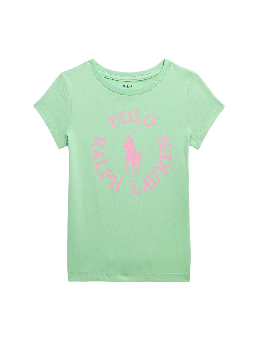 T-SHIRT WITH LOGO 311903863B004GREEN (Polo Ralph Lauren / Tシャツ・カットソー ) | Polo Ralph Lauren (ポロ ラルフ ローレン)