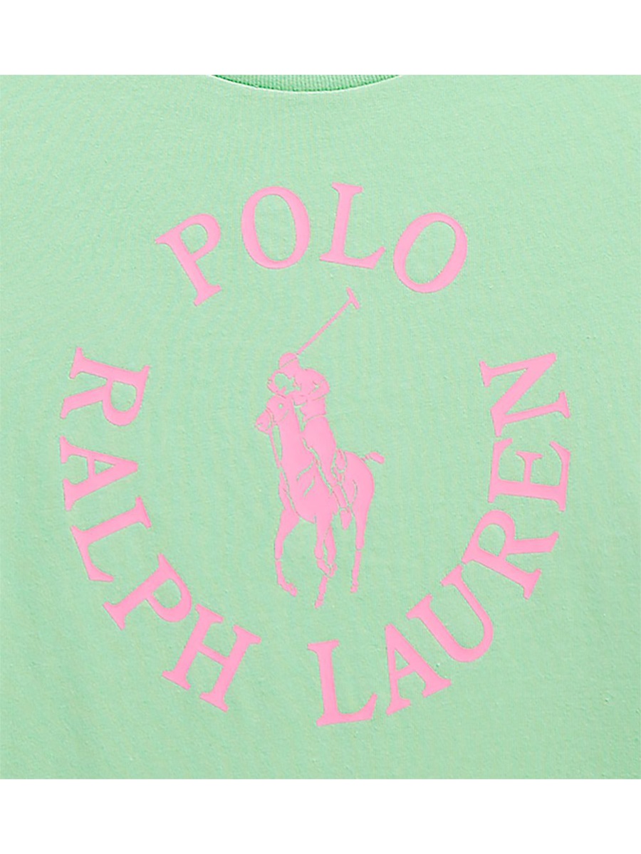 T-SHIRT WITH LOGO 311903863B004GREEN (Polo Ralph Lauren / Tシャツ・カットソー ) | Polo Ralph Lauren (ポロ ラルフ ローレン)(1)