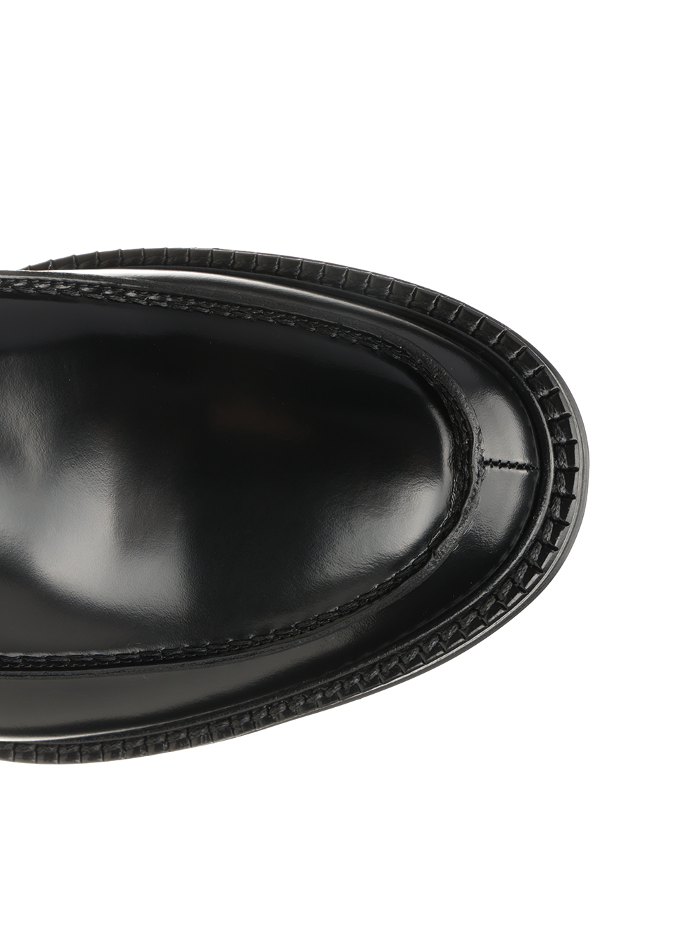 Black Brushed Leather Penny Loafer 2540WEMBLEYNERO (Corvari / ローファー ) | Corvari (コルバリ)(3)