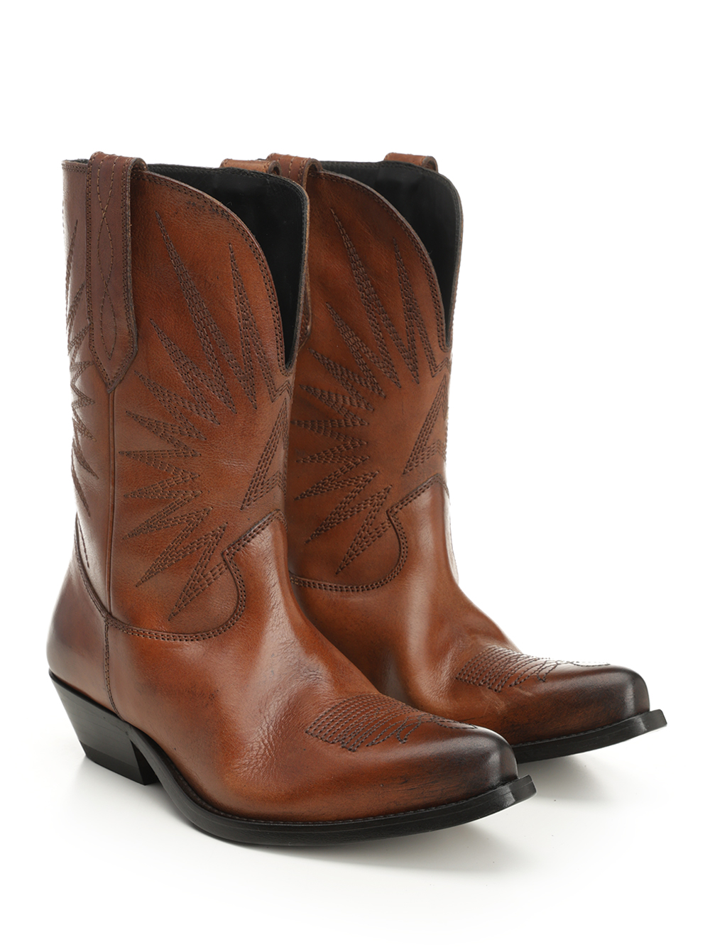 "Wish Star" low leather boots GWF00784F00760755150 (Golden Goose / ブーツ ) | Golden Goose (ゴールデングース)(1)