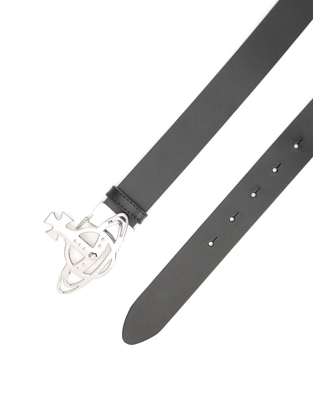 Leather belt with Orb buckle 82010071UL00CHN401 (Vivienne Westwood / ベルト・サスペンダー ) | Vivienne Westwood (ヴィヴィアン・ウェストウッド)(1)