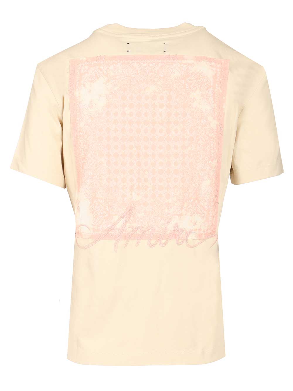 "BLEACH BANDANA PATCH" T-shirt AWJYTE1061ALABASTER (AMIRI / Tシャツ・カットソー ) | AMIRI (アミリ)(1)