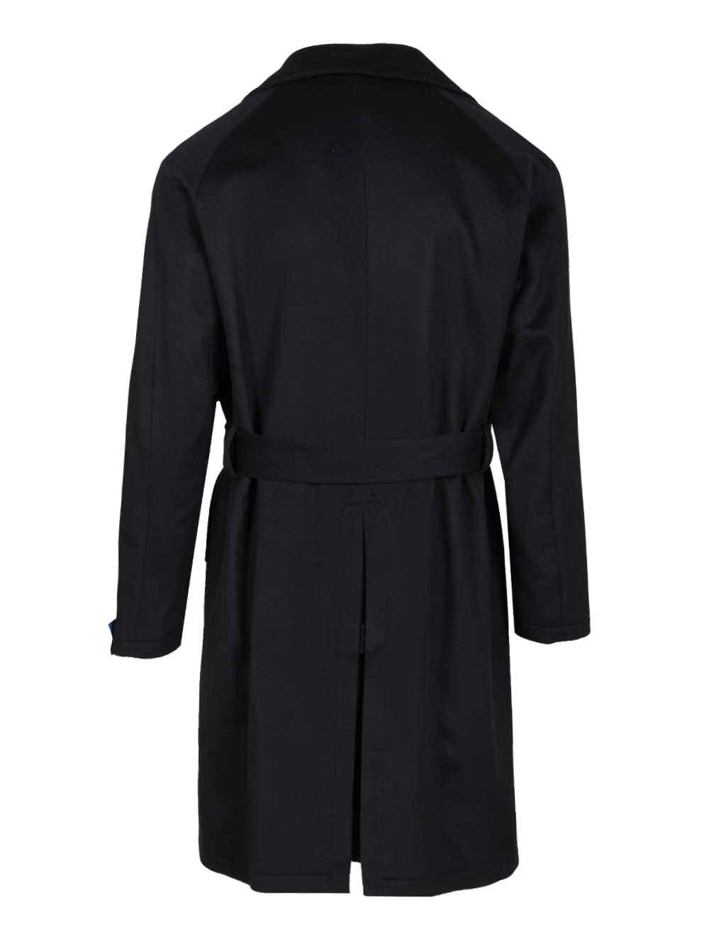 Double-breasted blue cashmere coat CN48AVELLINOBLU (GUARINUCCI / コート ) | GUARINUCCI (グアリヌッチ)(1)