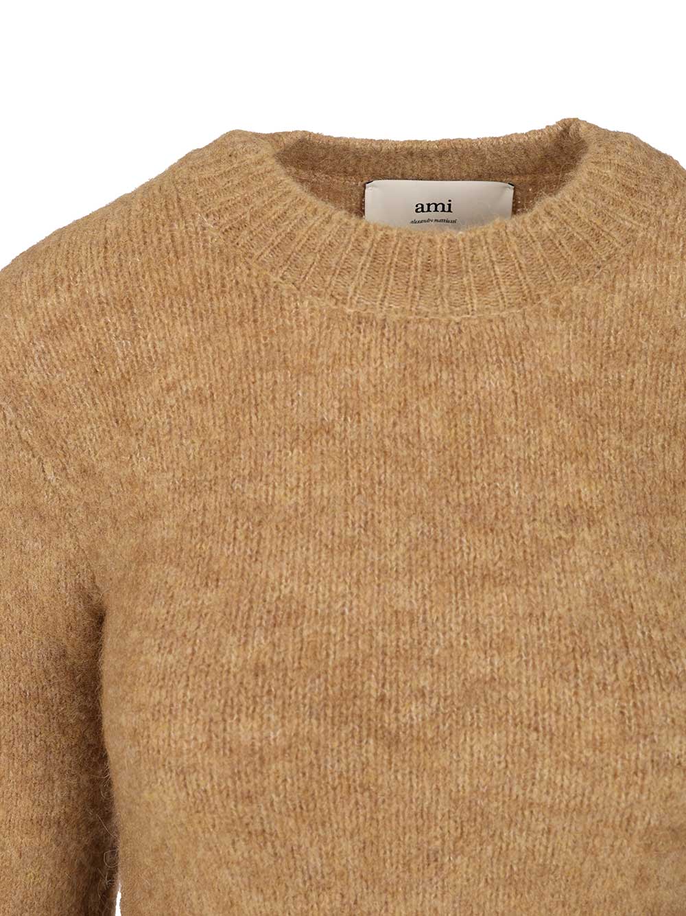 Wool and alpaca knit sweater H25FKS824KN0021280H25 (AMI Paris / ニット・セーター・カーディガン ) | AMI Paris (アミパリス)(3)