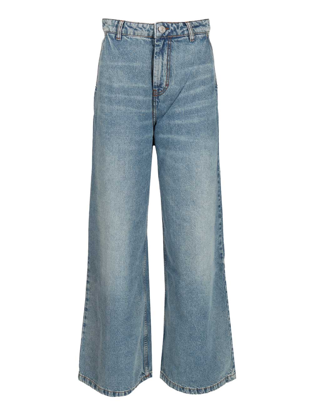 Super wide-leg jeans H25FTR819DE0046480H25 (AMI Paris / ジーンズ ) | AMI Paris (アミパリス)