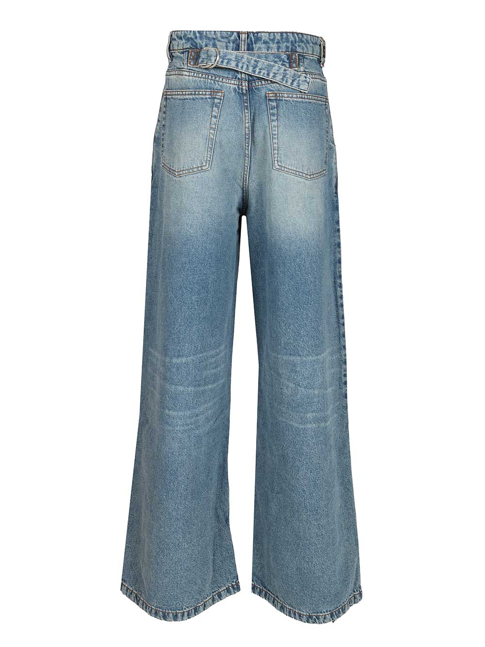 Super wide-leg jeans H25FTR819DE0046480H25 (AMI Paris / ジーンズ ) | AMI Paris (アミパリス)(1)