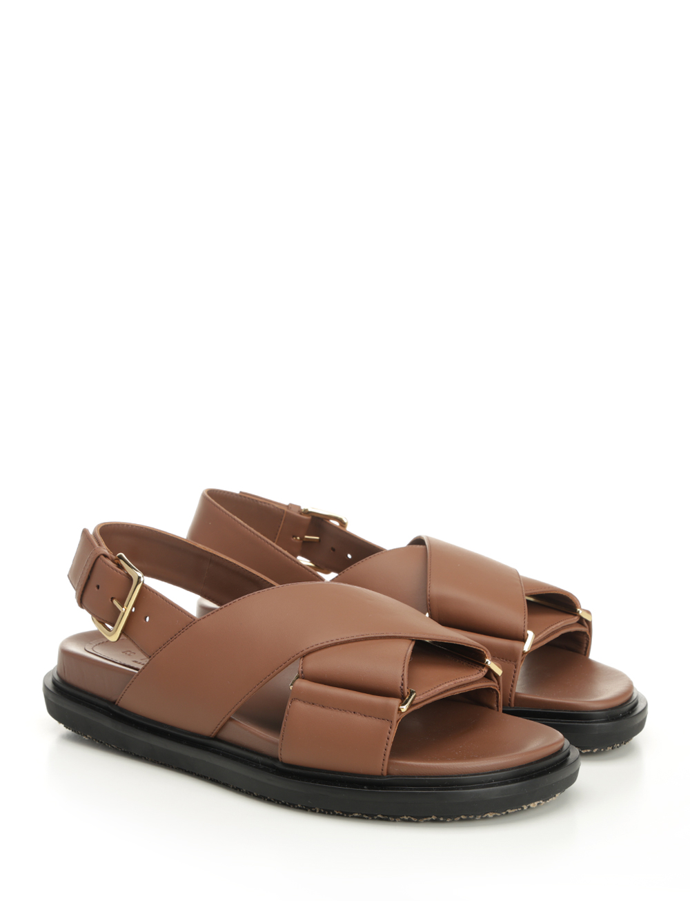 Brown leather "Footbed" FBMS015701P3614ZO238 (Marni / サンダル ) | Marni (マルニ)(1)